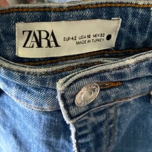Zara split seam, straight leg jean, tall